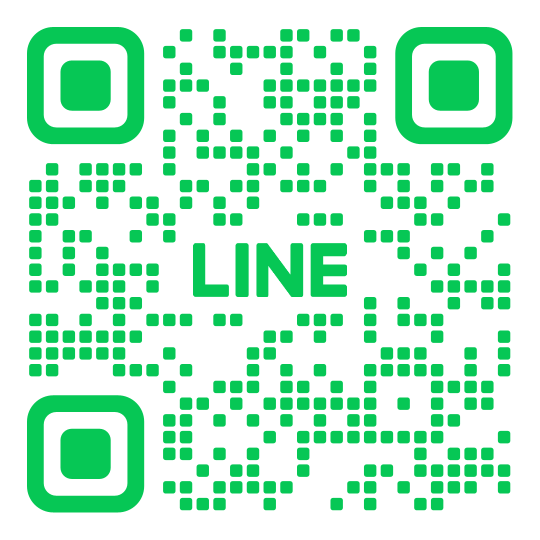สแกน QR code เพื่อเพิ่มเพื่อนทาง LINE