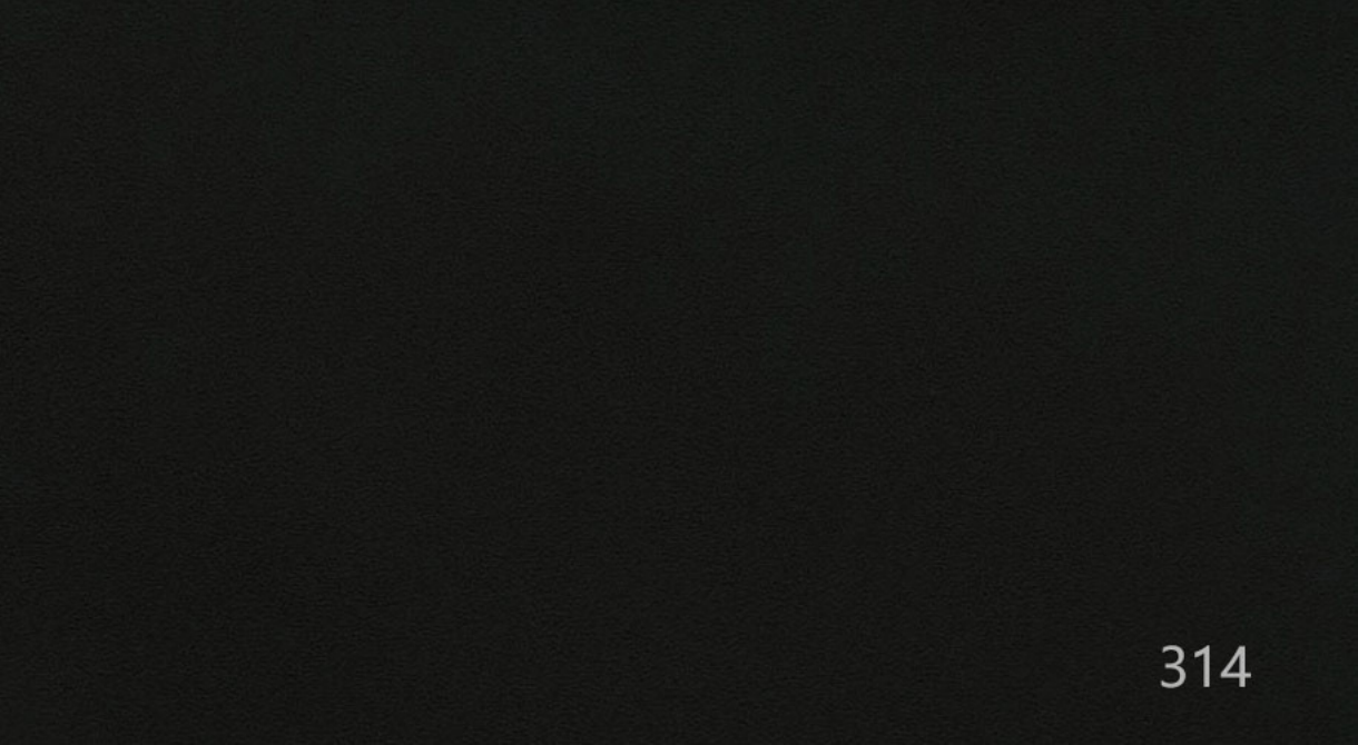 black solid color finish
