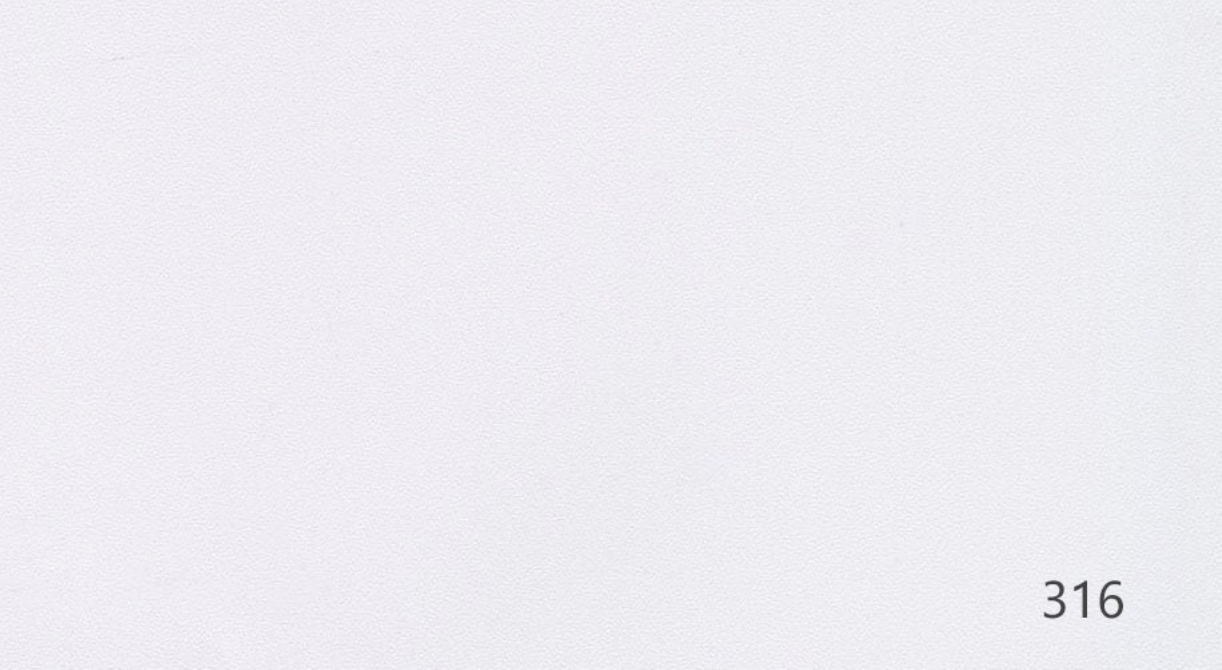 white solid color finish