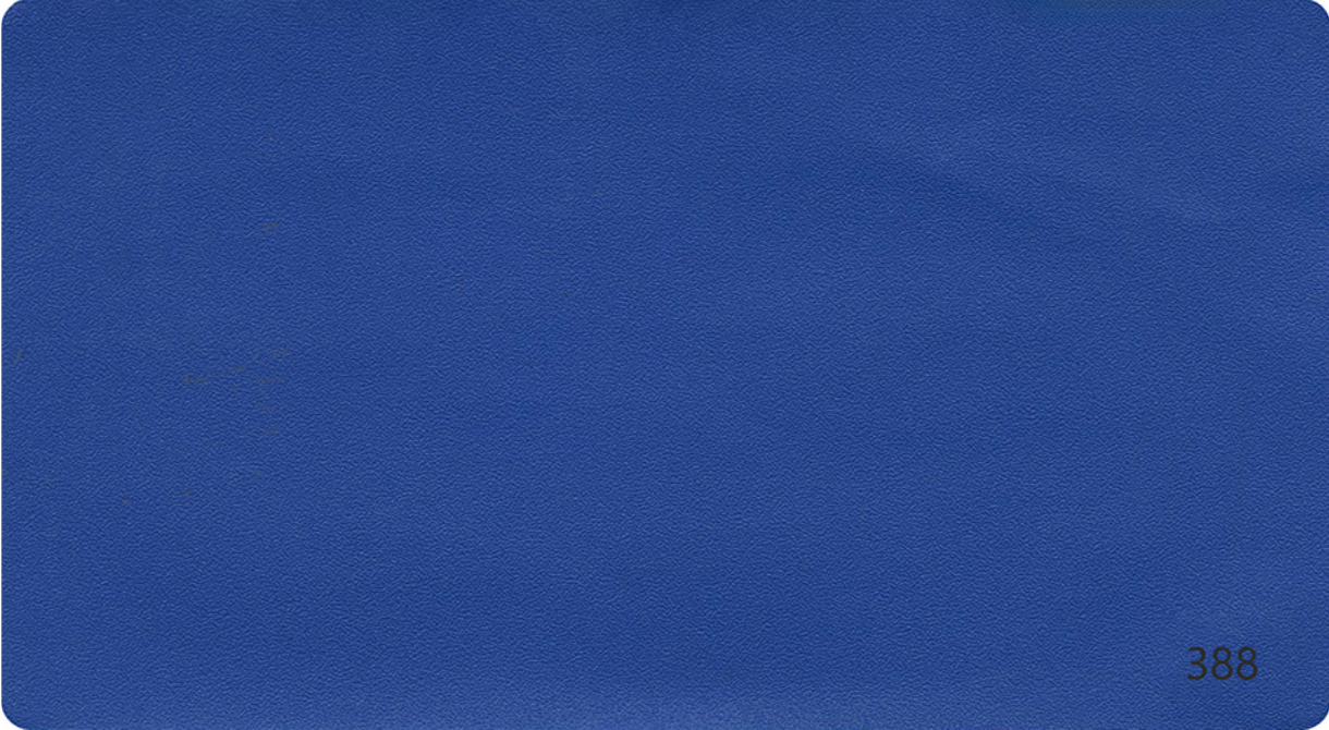 deep blue solid color finish