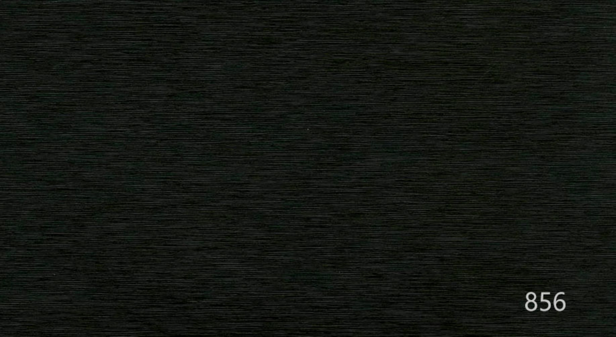 black solid color finish